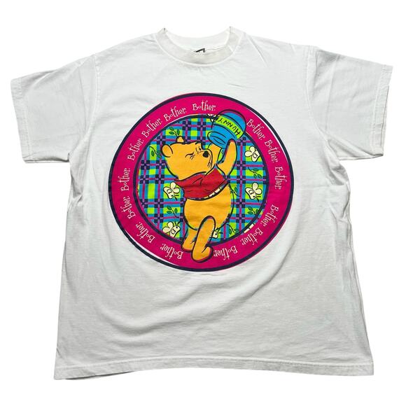 Vintage Disney Winnie The Pooh Bother unisex T Shirt size Large - Retro - casual - Picture 1 of 8
